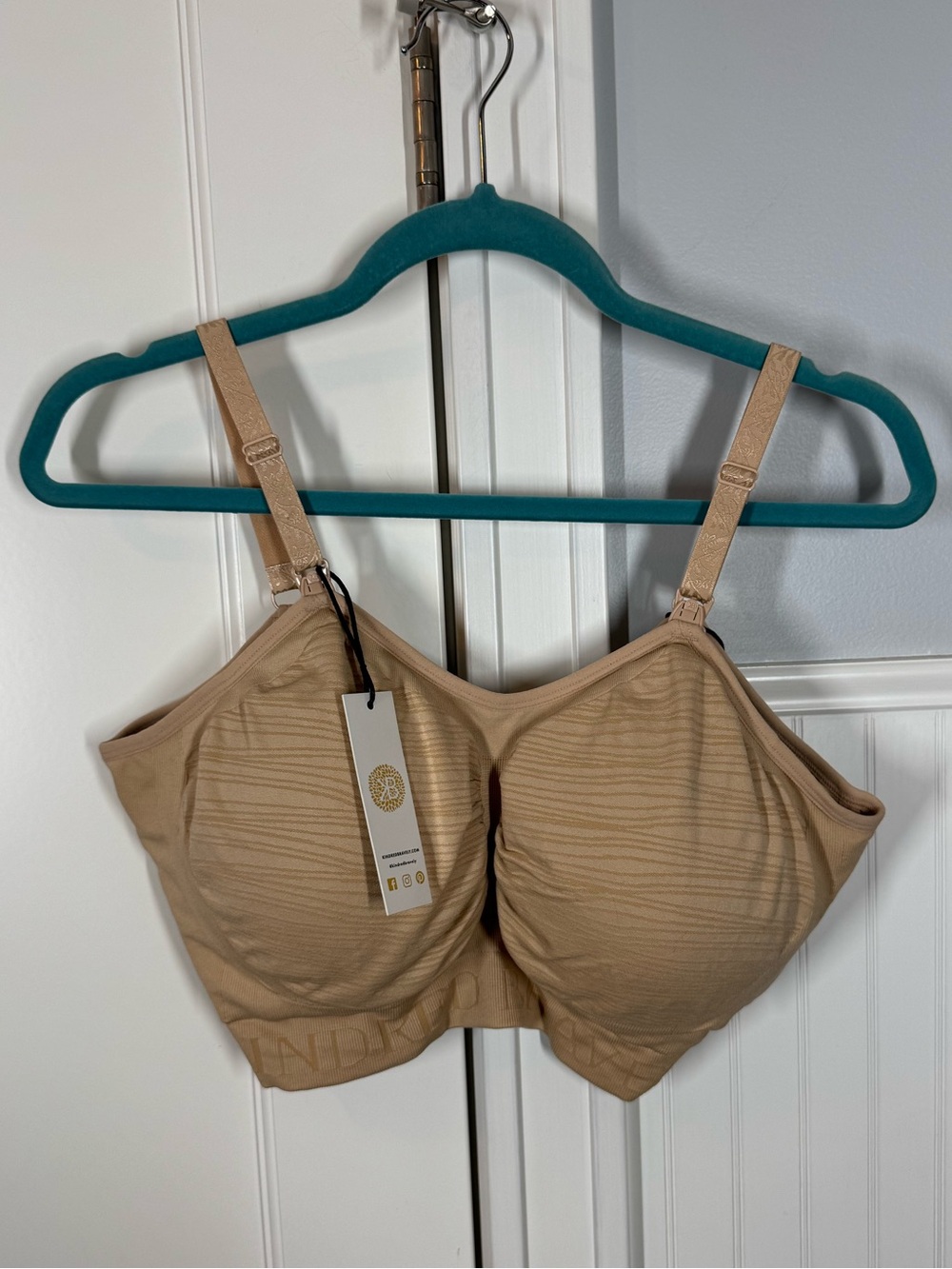 Kindred Bravely Beige Sublime Hands Free Pumping & Nursing Bra Size XXL NEW